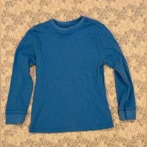 Cat & Jack Vibrant Blue Long Sleeve Thermal Type Tee